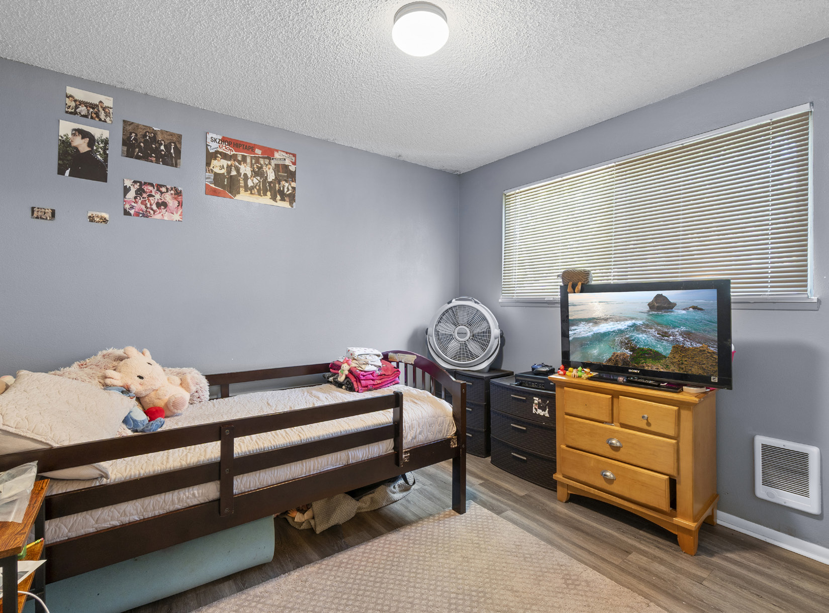 Common laundry room with washers and dryers